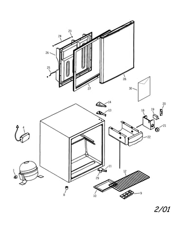 Refrigertor parts