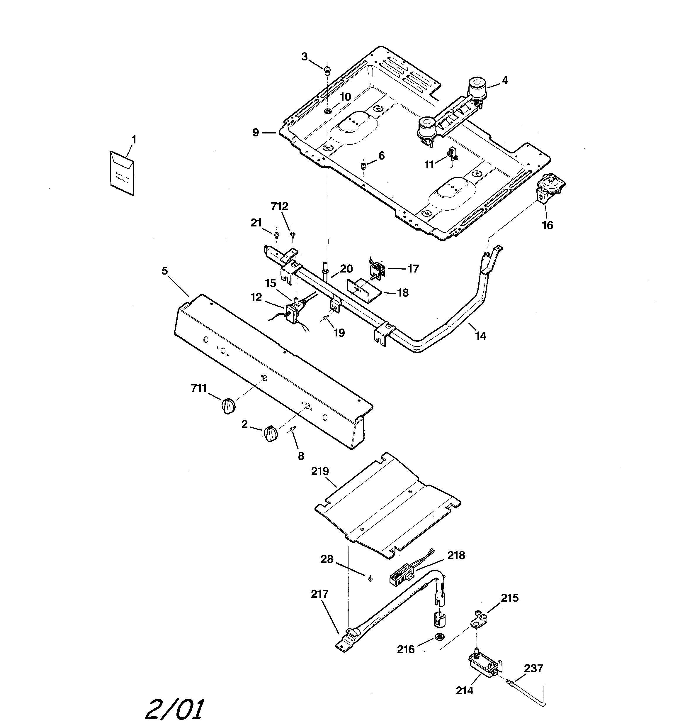 Gas & burner parts