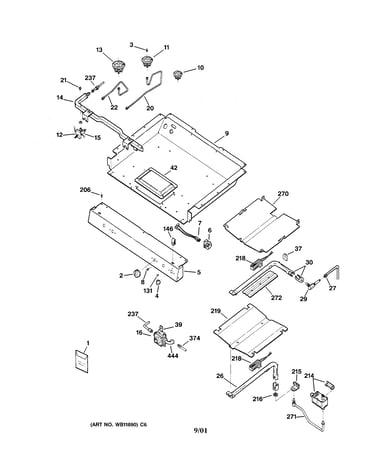 Gas & burner parts