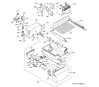 GE PSS27SHMCBS ice maker & dispenser diagram