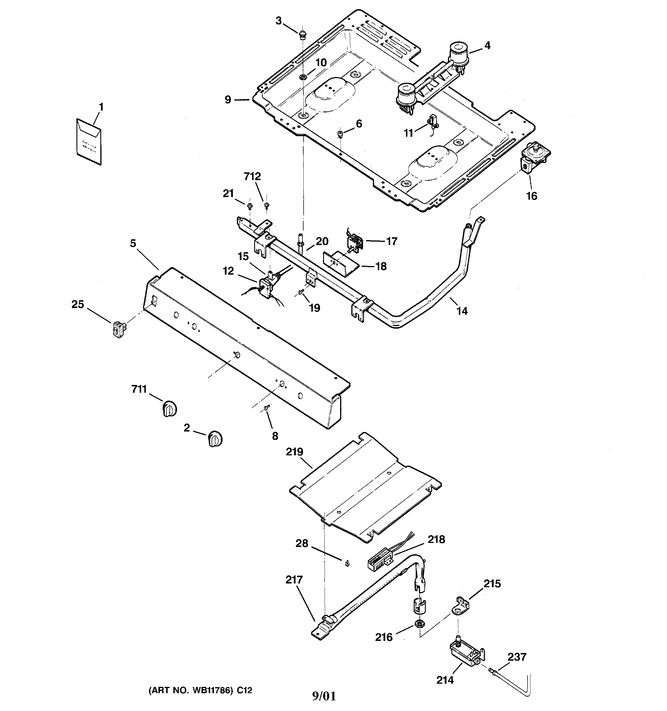 Gas & burner parts