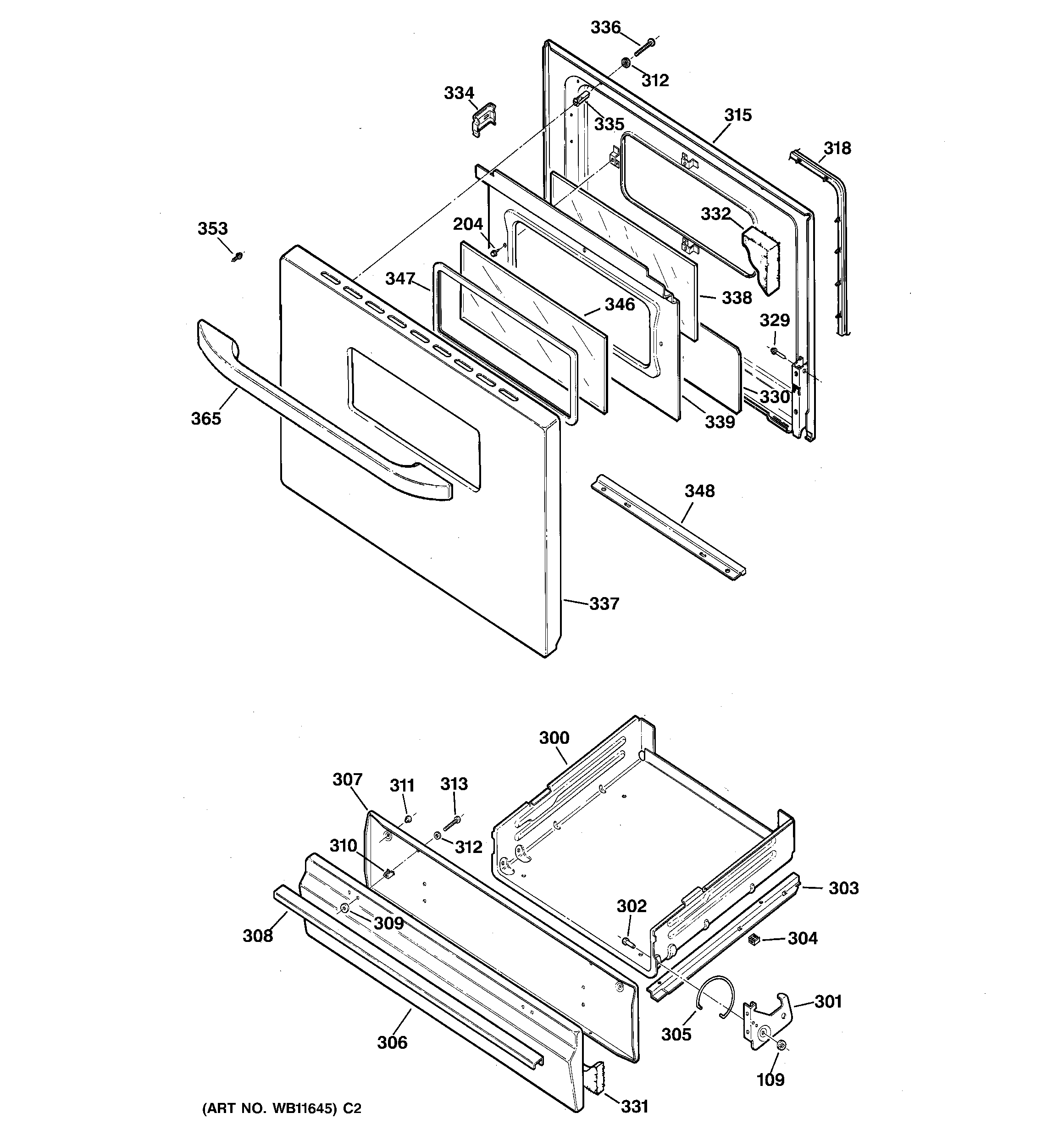 Door & drawer parts