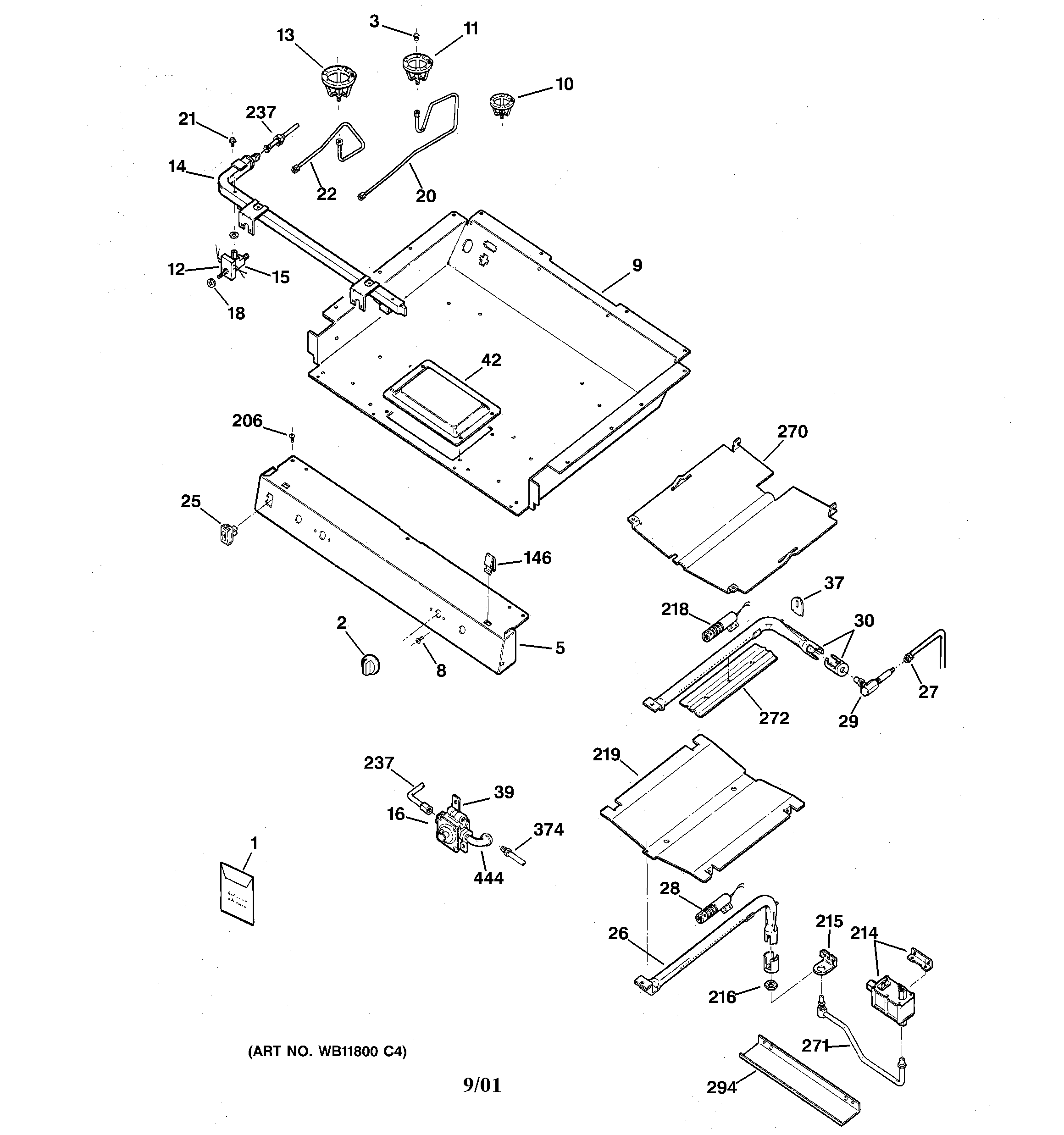 Gas burner parts