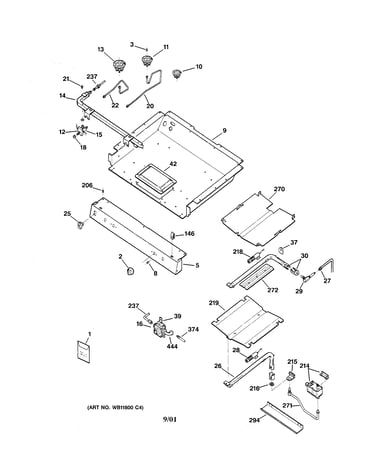 Gas burner parts