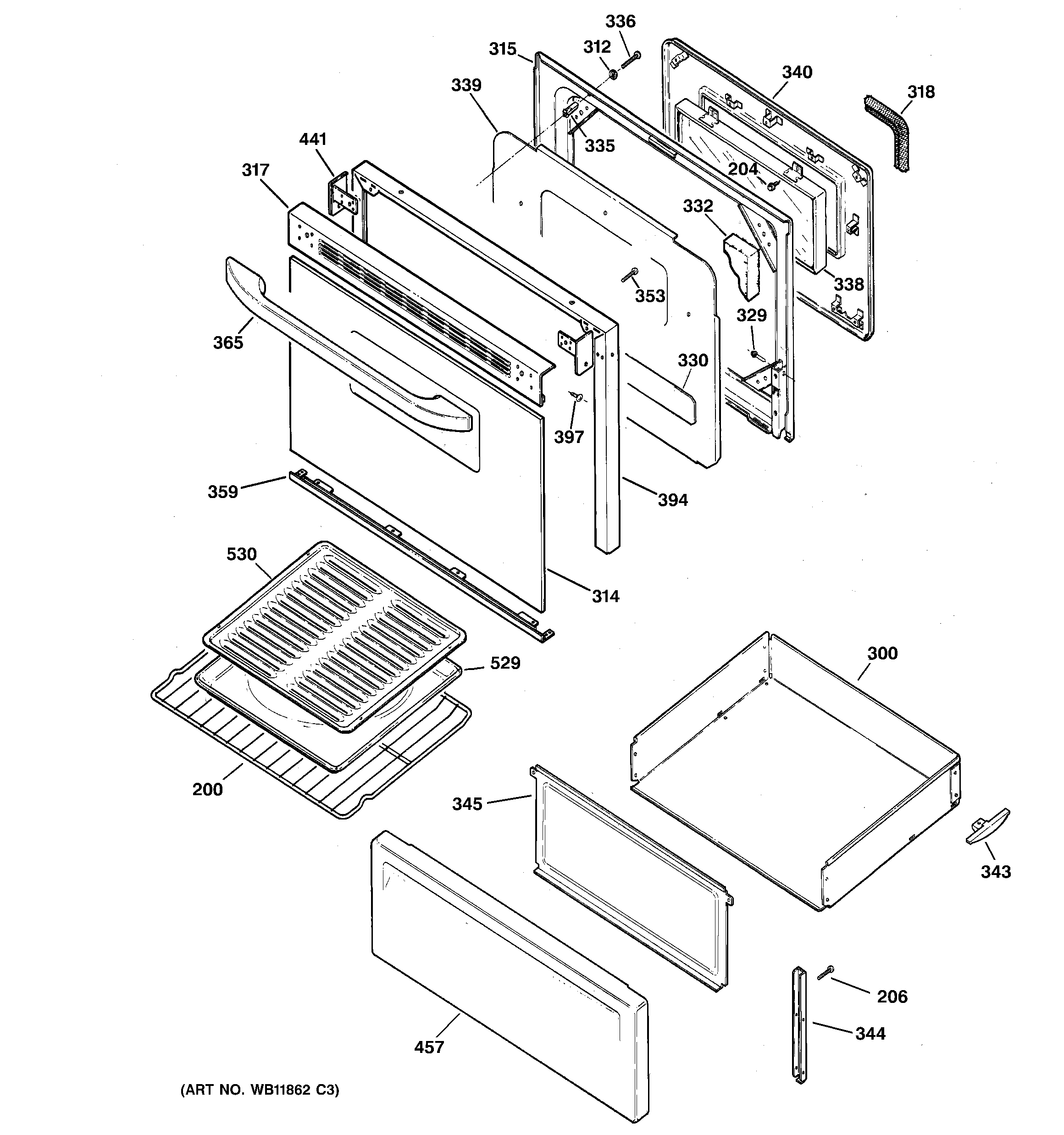 Door & drawer parts