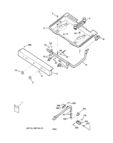Gas & burner parts