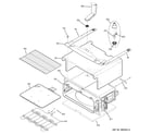 GE JB855SP2SS upper oven diagram