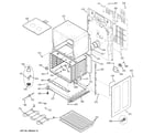 GE JB855SP2SS lower oven diagram