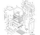 GE PCB975DP2BB lower oven diagram