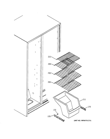 Freezer shelves
