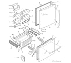 GE PDCE1NBZAJSS doors diagram