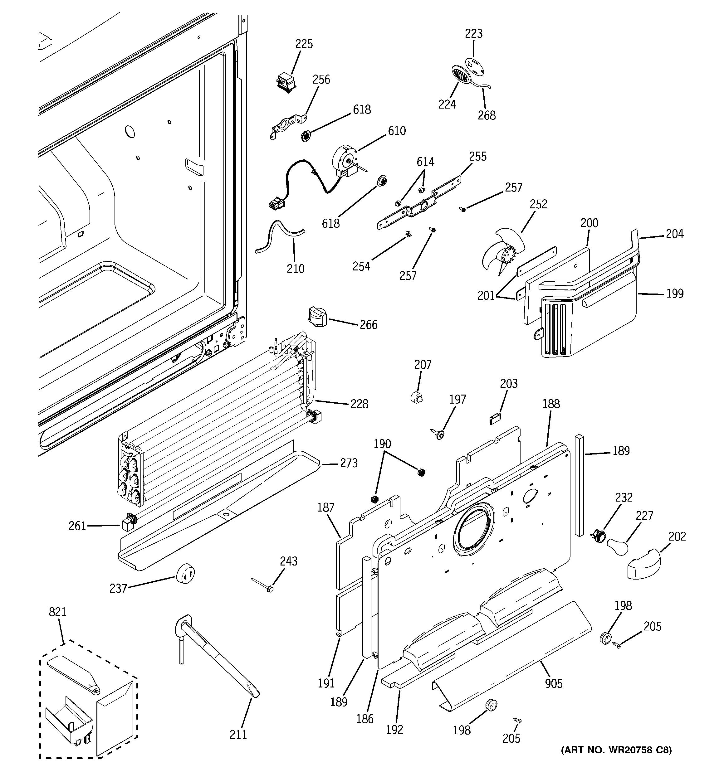 Freezer section