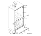 GE PDCE1NBZAJSS case parts diagram