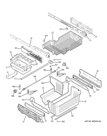 Freezer shelves