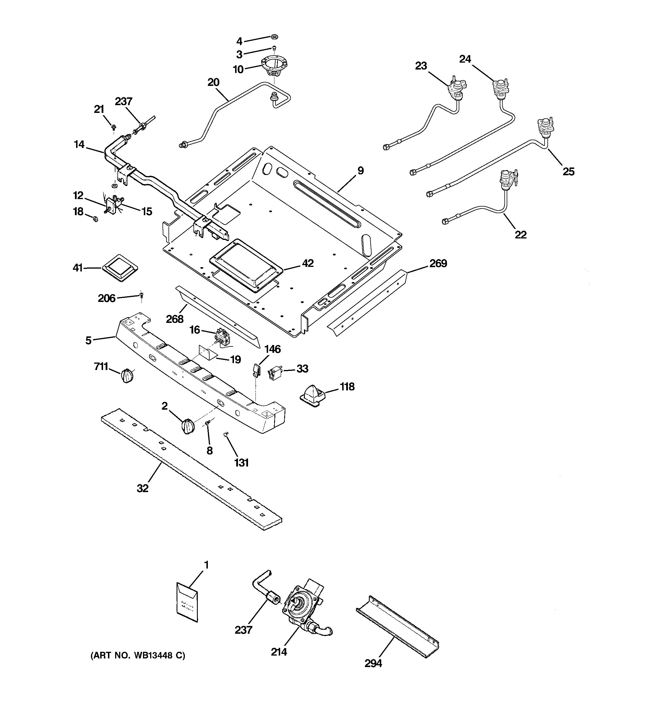 Gas & burner parts