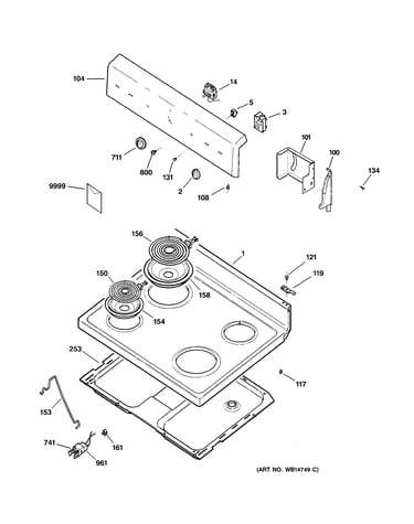 Control panel & cooktop