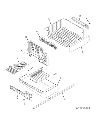 Freezer shelves