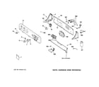 GE GJSR2080H9WW controls & backsplash diagram