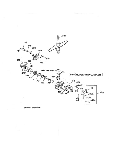 Motor-pump mechanism