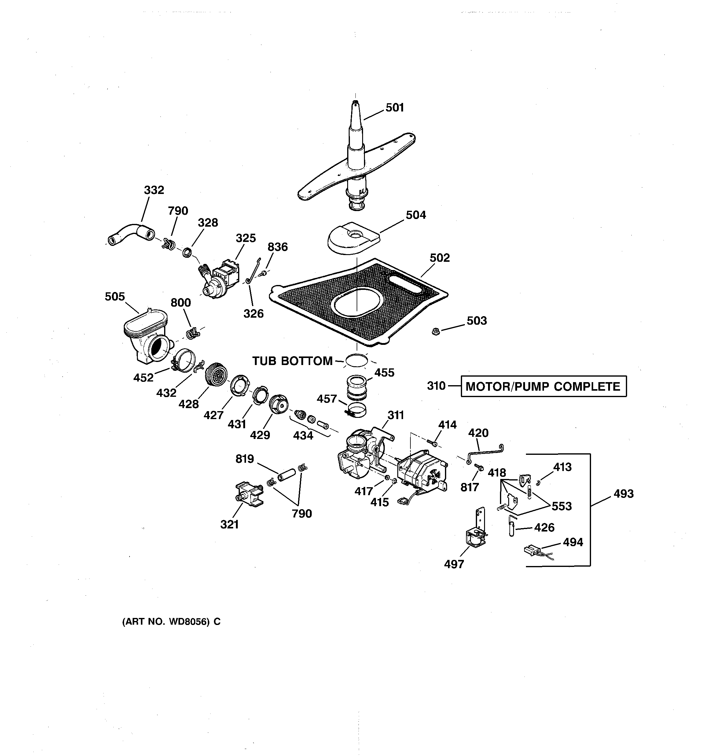 MOTOR-PUMP MECHANISM