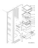 Fresh food shelves