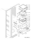 Fresh food shelves