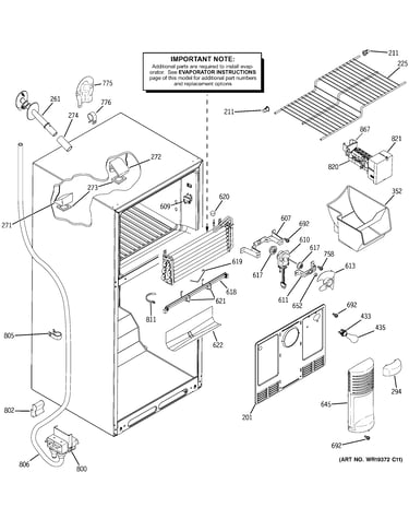 Freezer section