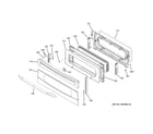 GE PB978SP5SS upper door diagram