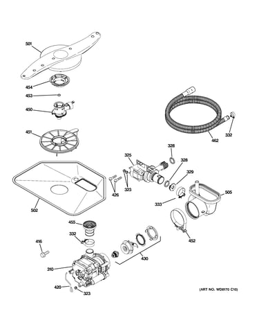 Motor-pump mechanism