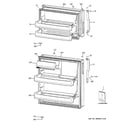 GE GTE16BBZBRWW doors diagram