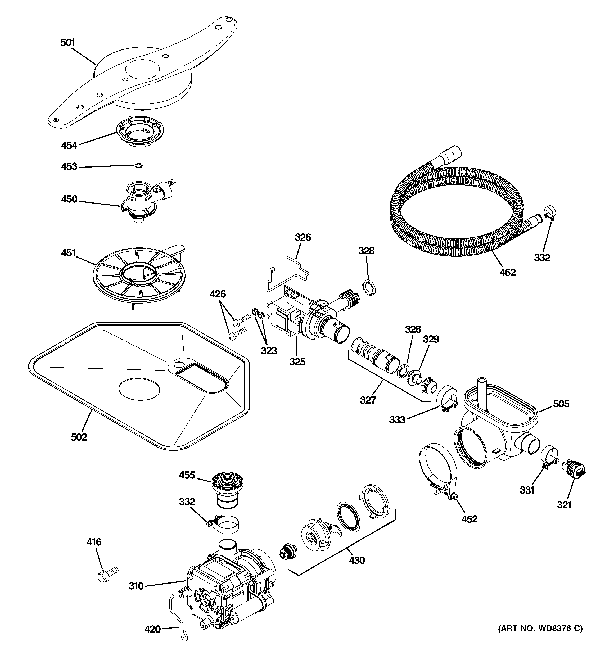 Motor-pump mechanism