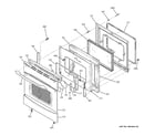 GE PCB920SR1SS door diagram