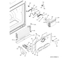 GE PFSE5NJYADWW freezer section diagram