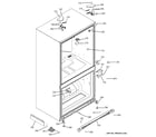 GE PFSE5NJZADSS case parts diagram