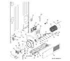 GE PFSE5NJZADSS machine compartment diagram