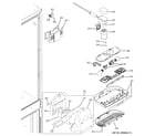 GE PGCS1NFZASS fresh food section diagram