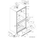 GE PGCS1PJZASS case parts diagram