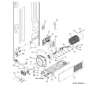 GE PGCS1PJZASS machine compartment diagram