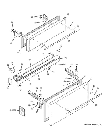 Freezer doors