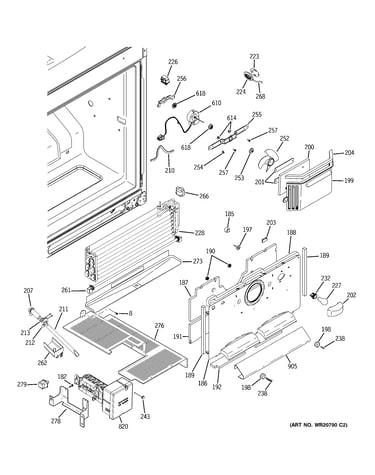 Freezer section