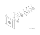 GE ZDP366LP2SS convection fan diagram