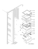 Fresh food shelves