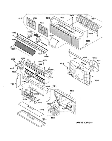Grille & air moving parts