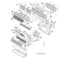 GE AZ52H12EABM1 grille & air moving parts diagram