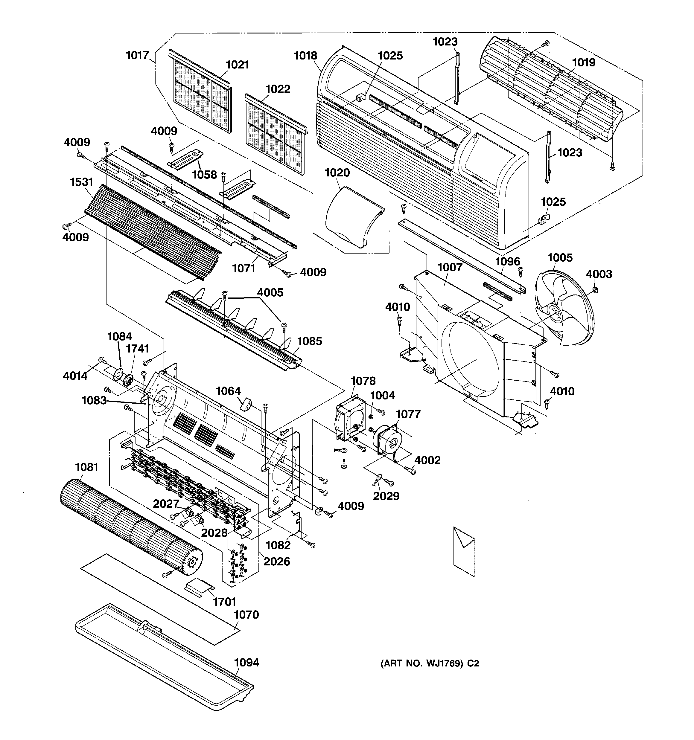 Grille & air moving parts
