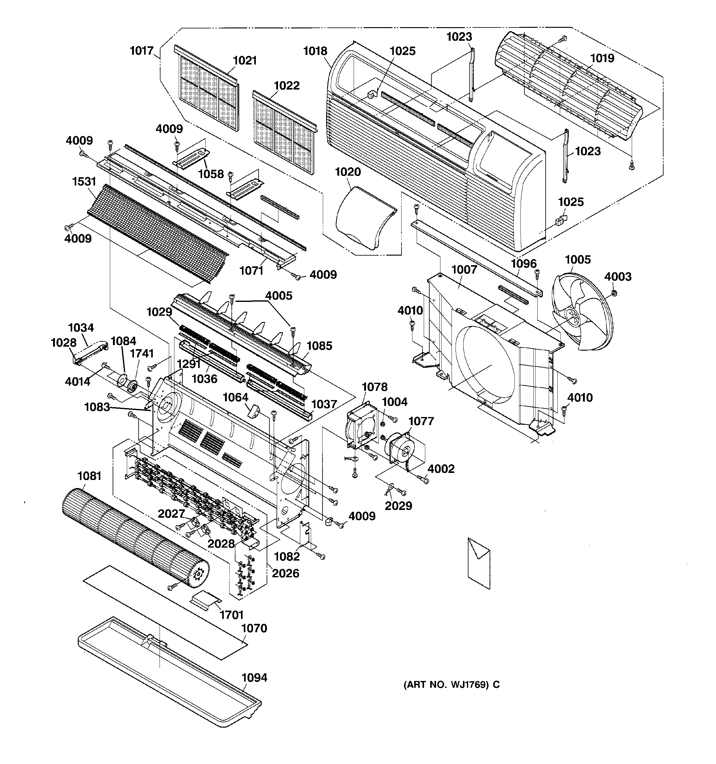 GRILLE & AIR MOVING PARTS