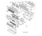 GE AZ52H15EADM1 grille & air moving parts diagram