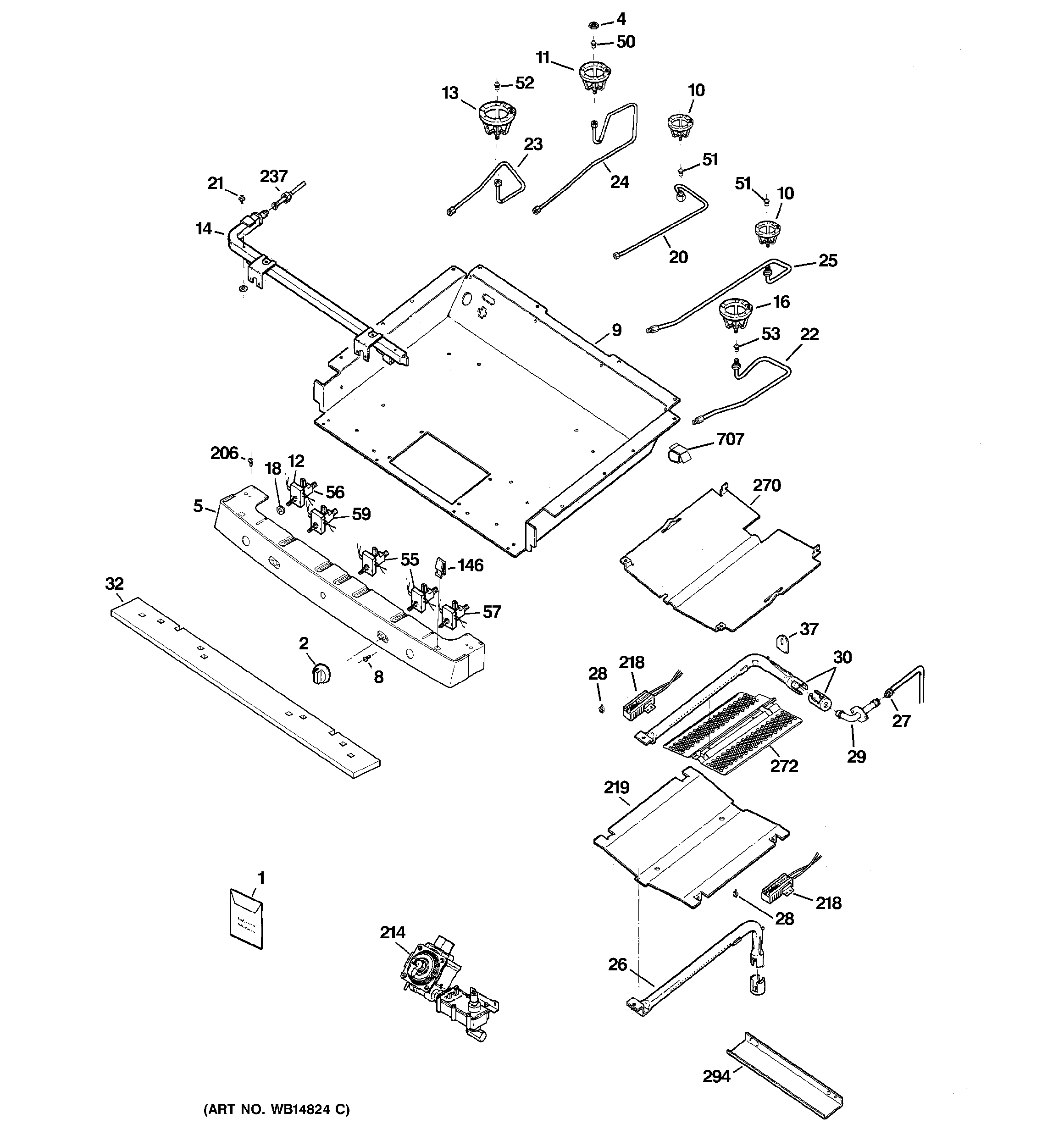 Gas & burner parts