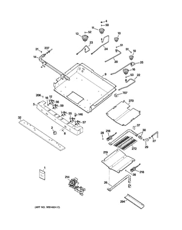 Gas & burner parts