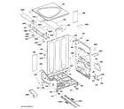 GE DPVH890EJ1WW cabinet diagram